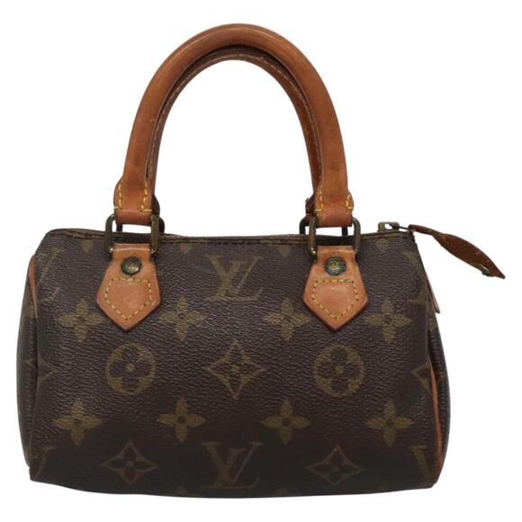 LOUIS VUITTON Monogram Mini Speedy Hand Bag M41534 - Picture 13 of 16